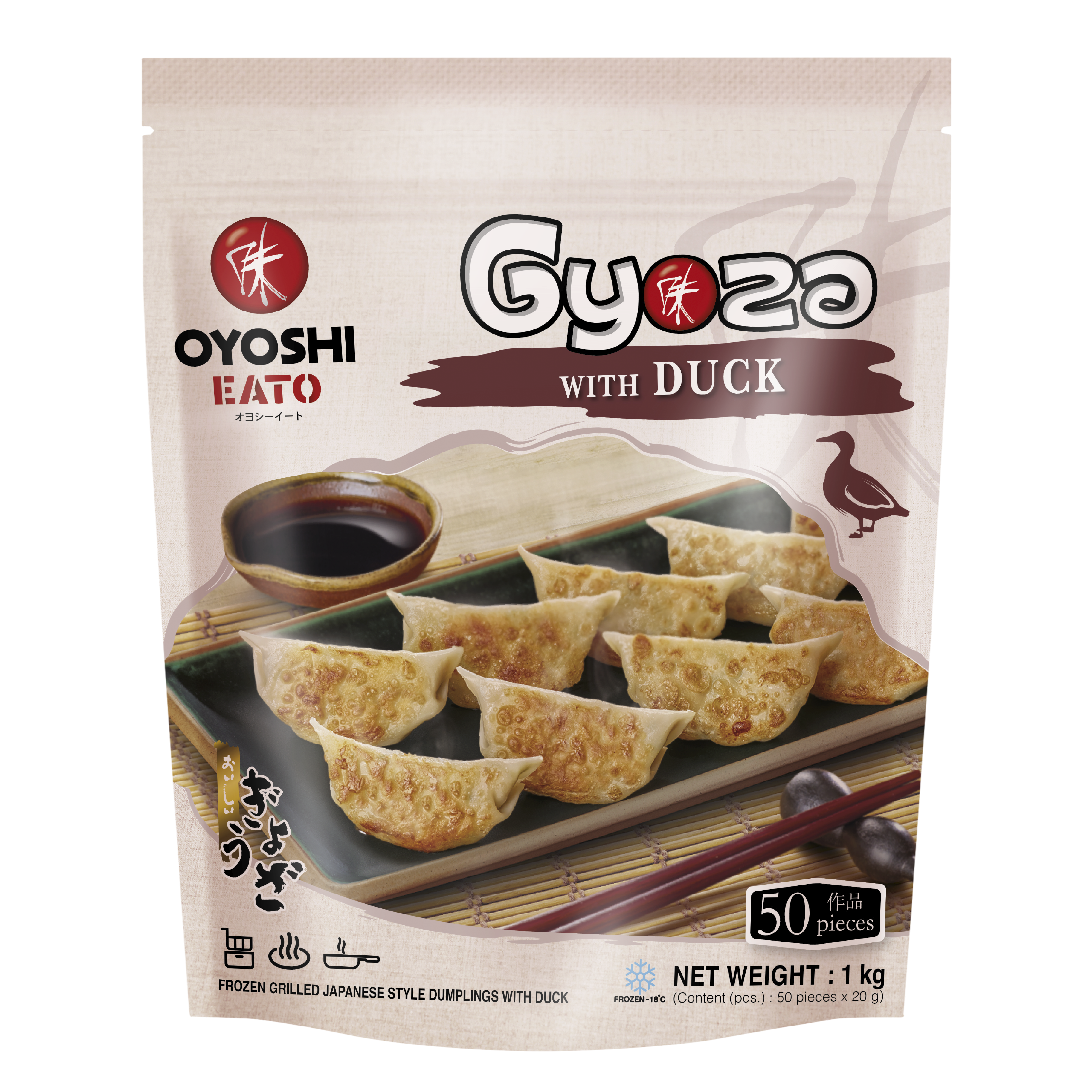 โอโยชิ อีทโตะ คลาสสิก เกี๊ยวซ่า ไส้เป็ด